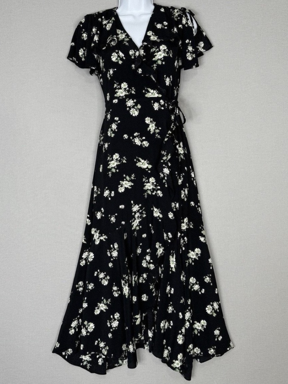 & Other Stories Floral Wrap Maxi Dress | Size 6